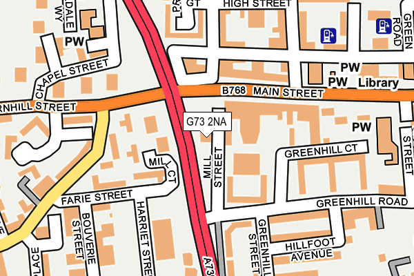 G73 2NA map - OS OpenMap – Local (Ordnance Survey) G73 2NA map - OS OpenMap – Local (Ordnance Survey)