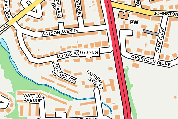 G73 2NG map - OS OpenMap – Local (Ordnance Survey) G73 2NG map - OS OpenMap – Local (Ordnance Survey)
