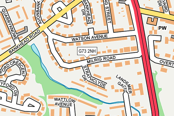 G73 2NH map - OS OpenMap – Local (Ordnance Survey) G73 2NH map - OS OpenMap – Local (Ordnance Survey)