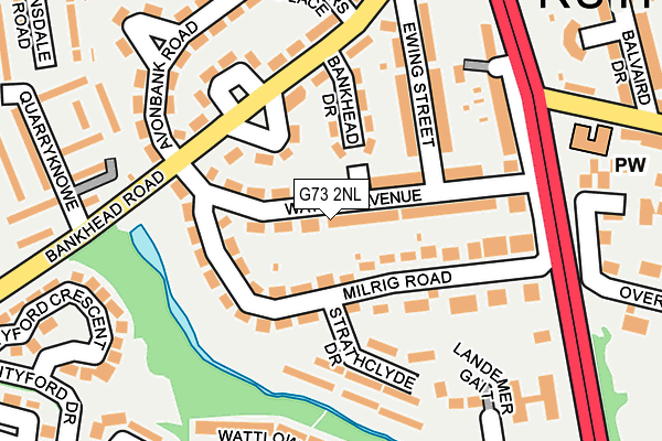 G73 2NL map - OS OpenMap – Local (Ordnance Survey) G73 2NL map - OS OpenMap – Local (Ordnance Survey)