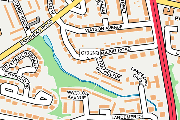 G73 2NQ map - OS OpenMap – Local (Ordnance Survey) G73 2NQ map - OS OpenMap – Local (Ordnance Survey)