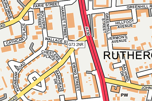 G73 2NR map - OS OpenMap – Local (Ordnance Survey) G73 2NR map - OS OpenMap – Local (Ordnance Survey)