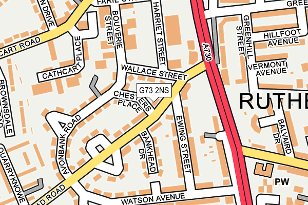 G73 2NS map - OS OpenMap – Local (Ordnance Survey) G73 2NS map - OS OpenMap – Local (Ordnance Survey)