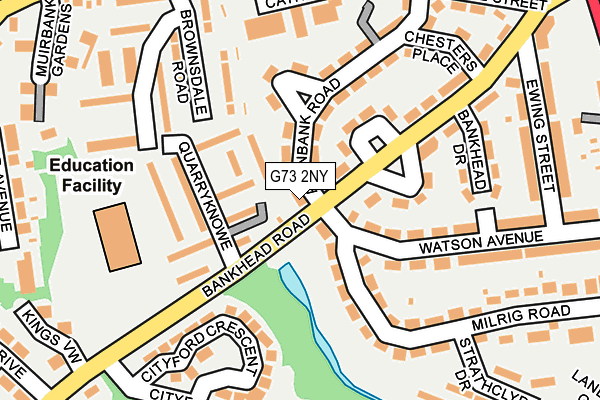 G73 2NY map - OS OpenMap – Local (Ordnance Survey) G73 2NY map - OS OpenMap – Local (Ordnance Survey)