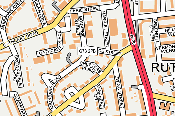 G73 2PB map - OS OpenMap – Local (Ordnance Survey) G73 2PB map - OS OpenMap – Local (Ordnance Survey)