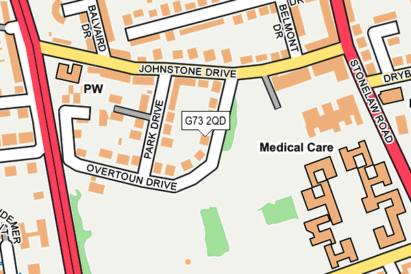 G73 2QD map - OS OpenMap – Local (Ordnance Survey) G73 2QD map - OS OpenMap – Local (Ordnance Survey)