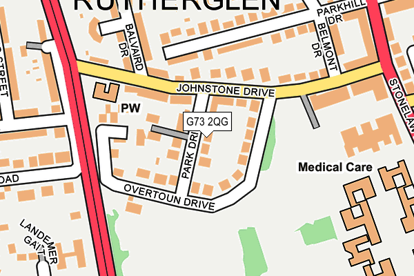 G73 2QG map - OS OpenMap – Local (Ordnance Survey) G73 2QG map - OS OpenMap – Local (Ordnance Survey)