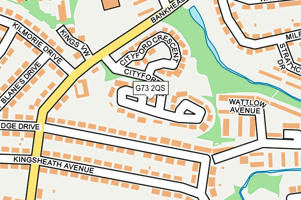 G73 2QS map - OS OpenMap – Local (Ordnance Survey) G73 2QS map - OS OpenMap – Local (Ordnance Survey)