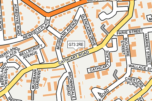 G73 2RE map - OS OpenMap – Local (Ordnance Survey) G73 2RE map - OS OpenMap – Local (Ordnance Survey)