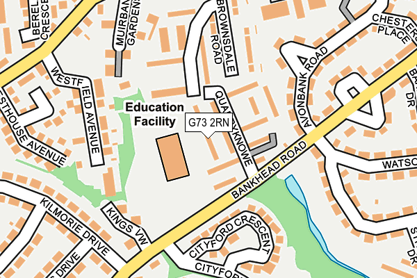 G73 2RN map - OS OpenMap – Local (Ordnance Survey) G73 2RN map - OS OpenMap – Local (Ordnance Survey)