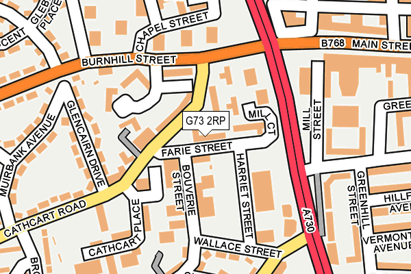 G73 2RP map - OS OpenMap – Local (Ordnance Survey) G73 2RP map - OS OpenMap – Local (Ordnance Survey)