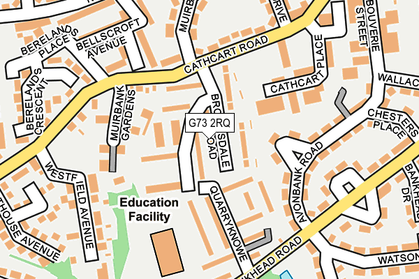 G73 2RQ map - OS OpenMap – Local (Ordnance Survey) G73 2RQ map - OS OpenMap – Local (Ordnance Survey)