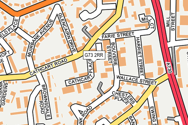 G73 2RR map - OS OpenMap – Local (Ordnance Survey) G73 2RR map - OS OpenMap – Local (Ordnance Survey)