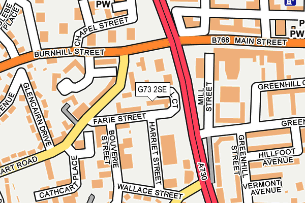 G73 2SE map - OS OpenMap – Local (Ordnance Survey) G73 2SE map - OS OpenMap – Local (Ordnance Survey)