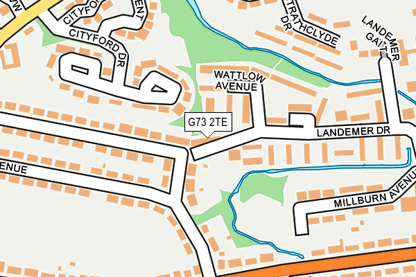 G73 2TE map - OS OpenMap – Local (Ordnance Survey) G73 2TE map - OS OpenMap – Local (Ordnance Survey)