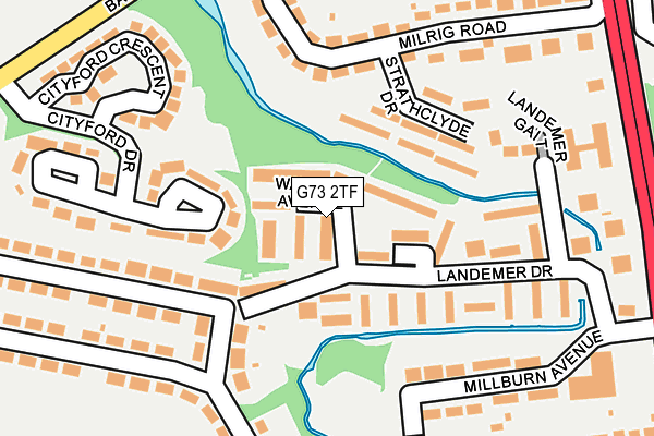 G73 2TF map - OS OpenMap – Local (Ordnance Survey) G73 2TF map - OS OpenMap – Local (Ordnance Survey)