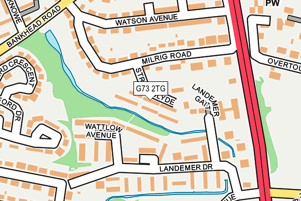 G73 2TG map - OS OpenMap – Local (Ordnance Survey) G73 2TG map - OS OpenMap – Local (Ordnance Survey)