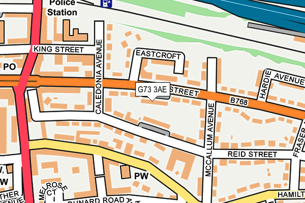 G73 3AE map - OS OpenMap – Local (Ordnance Survey) G73 3AE map - OS OpenMap – Local (Ordnance Survey)