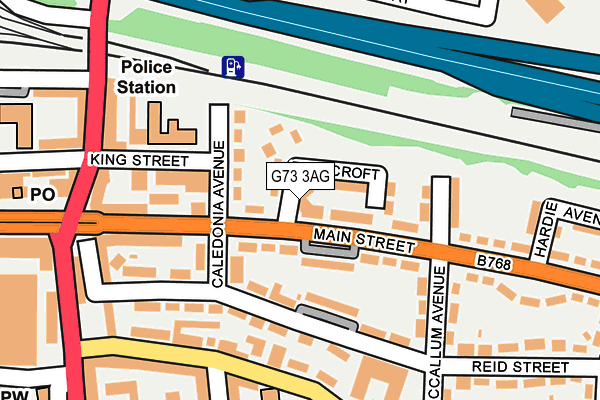 G73 3AG map - OS OpenMap – Local (Ordnance Survey) G73 3AG map - OS OpenMap – Local (Ordnance Survey)