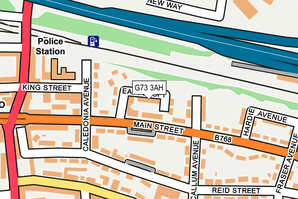 G73 3AH map - OS OpenMap – Local (Ordnance Survey) G73 3AH map - OS OpenMap – Local (Ordnance Survey)