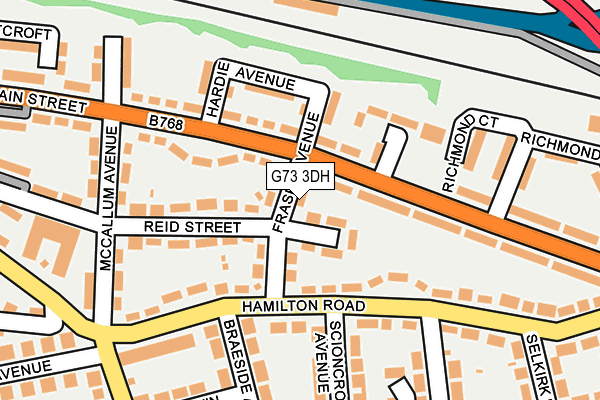 G73 3DH map - OS OpenMap – Local (Ordnance Survey) G73 3DH map - OS OpenMap – Local (Ordnance Survey)