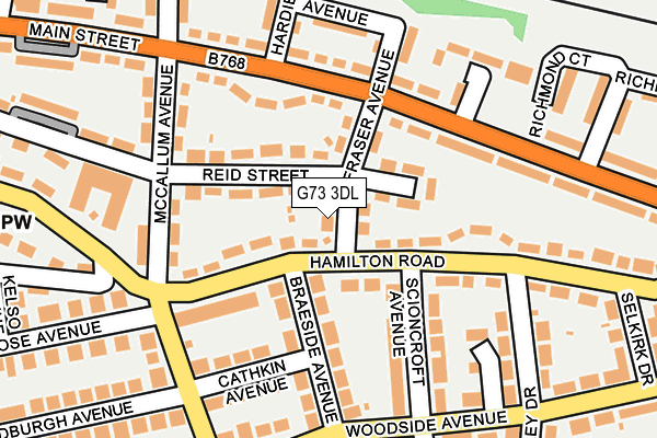 G73 3DL map - OS OpenMap – Local (Ordnance Survey) G73 3DL map - OS OpenMap – Local (Ordnance Survey)