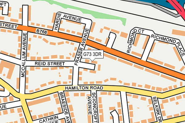 G73 3DR map - OS OpenMap – Local (Ordnance Survey) G73 3DR map - OS OpenMap – Local (Ordnance Survey)