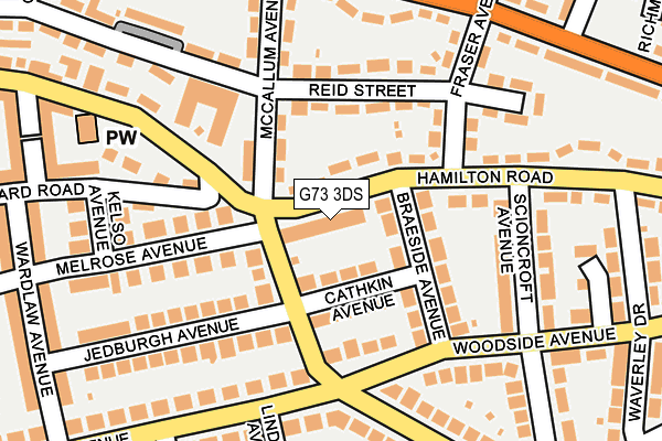 G73 3DS map - OS OpenMap – Local (Ordnance Survey) G73 3DS map - OS OpenMap – Local (Ordnance Survey)