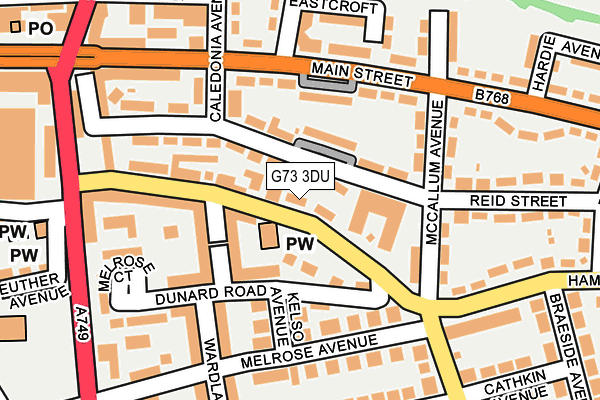 G73 3DU map - OS OpenMap – Local (Ordnance Survey) G73 3DU map - OS OpenMap – Local (Ordnance Survey)