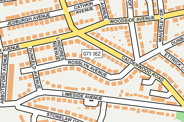 G73 3EZ map - OS OpenMap – Local (Ordnance Survey) G73 3EZ map - OS OpenMap – Local (Ordnance Survey)