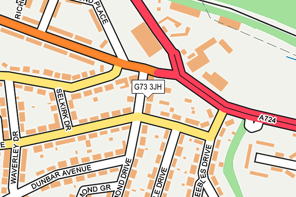 G73 3JH map - OS OpenMap – Local (Ordnance Survey) G73 3JH map - OS OpenMap – Local (Ordnance Survey)