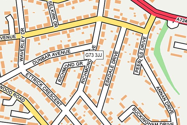G73 3JJ map - OS OpenMap – Local (Ordnance Survey) G73 3JJ map - OS OpenMap – Local (Ordnance Survey)