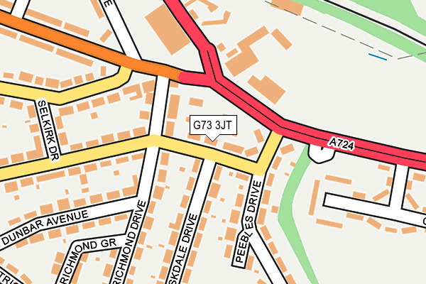 G73 3JT map - OS OpenMap – Local (Ordnance Survey) G73 3JT map - OS OpenMap – Local (Ordnance Survey)