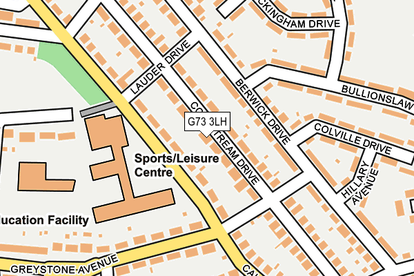 G73 3LH map - OS OpenMap – Local (Ordnance Survey) G73 3LH map - OS OpenMap – Local (Ordnance Survey)