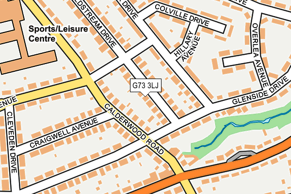 G73 3LJ map - OS OpenMap – Local (Ordnance Survey) G73 3LJ map - OS OpenMap – Local (Ordnance Survey)