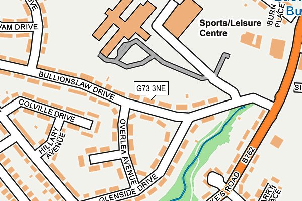 G73 3NE map - OS OpenMap – Local (Ordnance Survey)