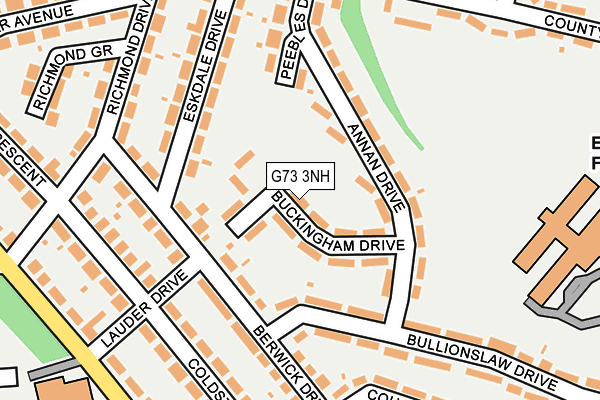 G73 3NH map - OS OpenMap – Local (Ordnance Survey) G73 3NH map - OS OpenMap – Local (Ordnance Survey)