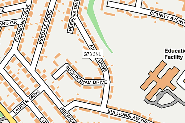 G73 3NL map - OS OpenMap – Local (Ordnance Survey) G73 3NL map - OS OpenMap – Local (Ordnance Survey)