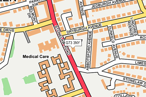 G73 3NY map - OS OpenMap – Local (Ordnance Survey) G73 3NY map - OS OpenMap – Local (Ordnance Survey)