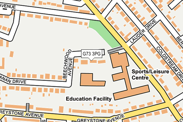 G73 3PG map - OS OpenMap – Local (Ordnance Survey) G73 3PG map - OS OpenMap – Local (Ordnance Survey)