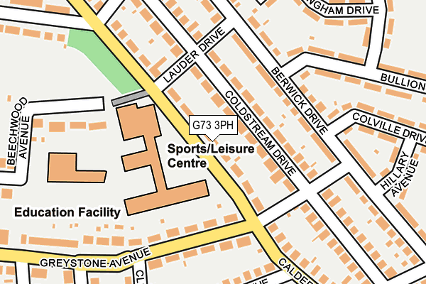 G73 3PH map - OS OpenMap – Local (Ordnance Survey) G73 3PH map - OS OpenMap – Local (Ordnance Survey)
