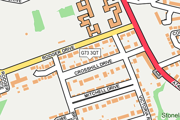 G73 3QT map - OS OpenMap – Local (Ordnance Survey) G73 3QT map - OS OpenMap – Local (Ordnance Survey)