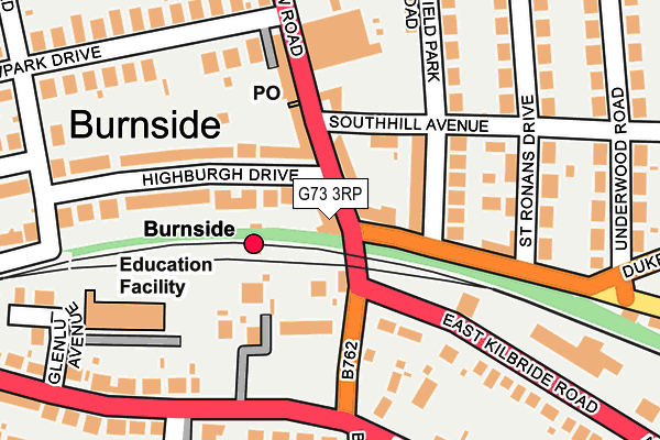 G73 3RP map - OS OpenMap – Local (Ordnance Survey)