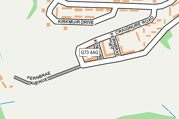 G73 4AG map - OS OpenMap – Local (Ordnance Survey) G73 4AG map - OS OpenMap – Local (Ordnance Survey)