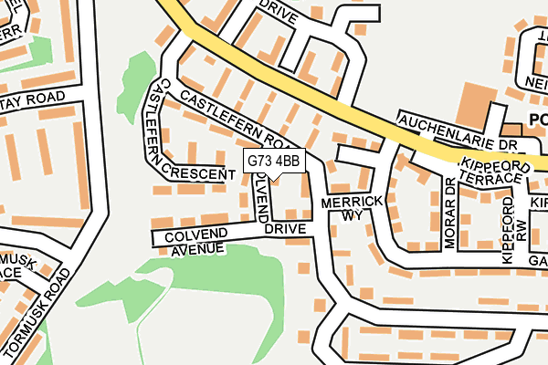 G73 4BB map - OS OpenMap – Local (Ordnance Survey) G73 4BB map - OS OpenMap – Local (Ordnance Survey)