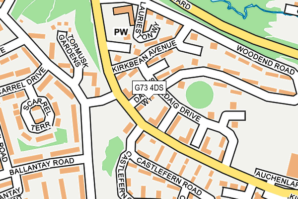 G73 4DS map - OS OpenMap – Local (Ordnance Survey) G73 4DS map - OS OpenMap – Local (Ordnance Survey)