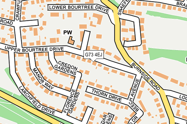 G73 4EJ map - OS OpenMap – Local (Ordnance Survey) G73 4EJ map - OS OpenMap – Local (Ordnance Survey)