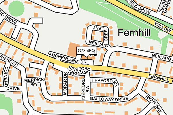 G73 4EQ map - OS OpenMap – Local (Ordnance Survey) G73 4EQ map - OS OpenMap – Local (Ordnance Survey)