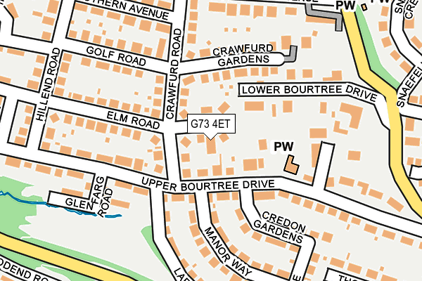 G73 4ET map - OS OpenMap – Local (Ordnance Survey) G73 4ET map - OS OpenMap – Local (Ordnance Survey)