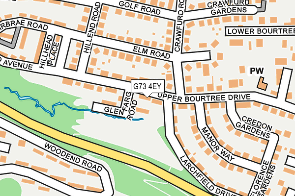 G73 4EY map - OS OpenMap – Local (Ordnance Survey) G73 4EY map - OS OpenMap – Local (Ordnance Survey)